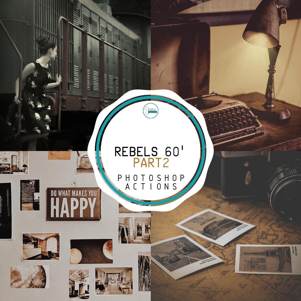 Rebels 60' - Pt.2 - 20 Photoshop Actions