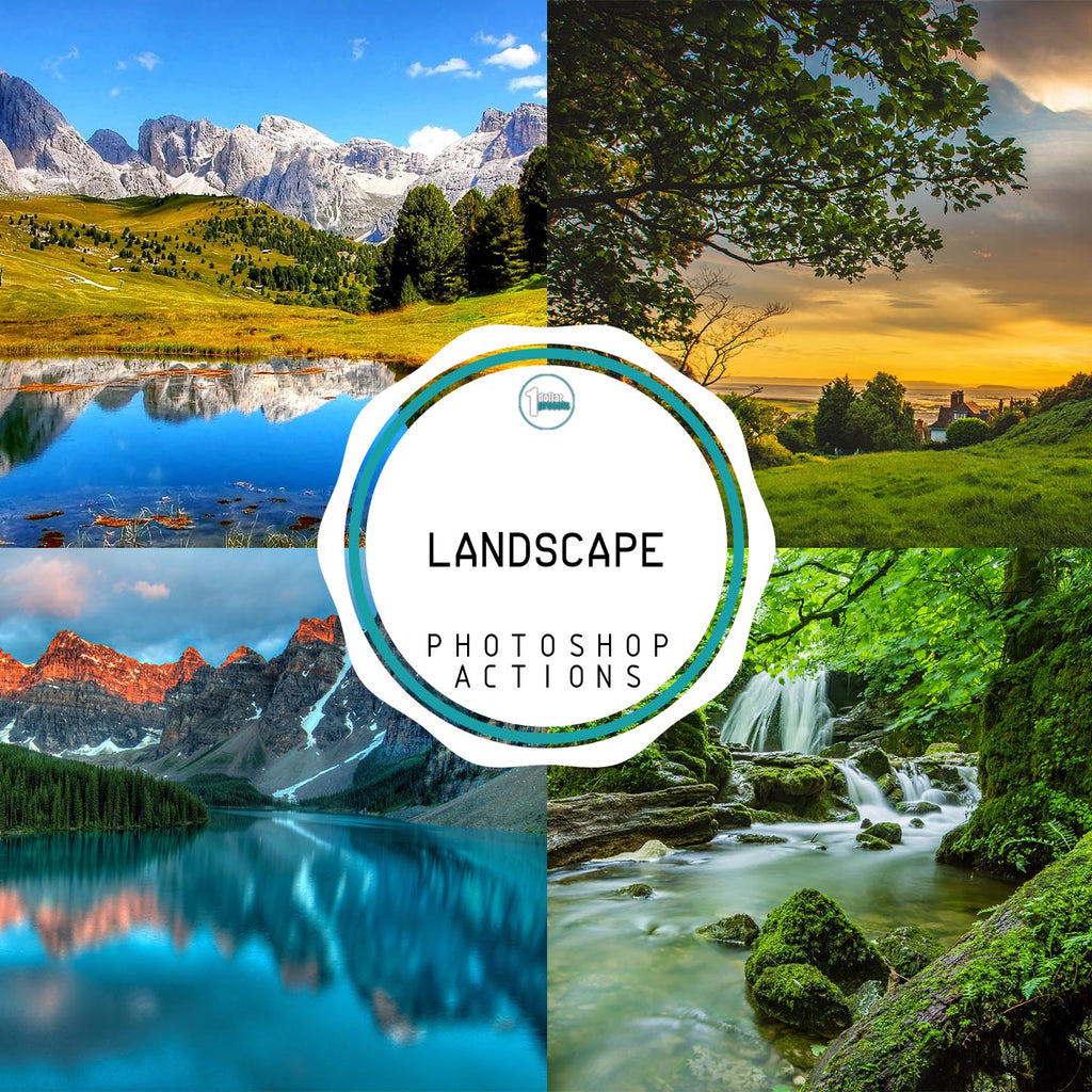 Landscape  - 25 Photoshop Actions