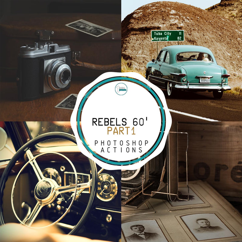 Rebels 60' - Pt.1 - 20 Photoshop Actions